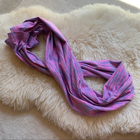 Ivivva Space Dye Pink Purple Infinity Scarf Wrap - Picture 5 of 8